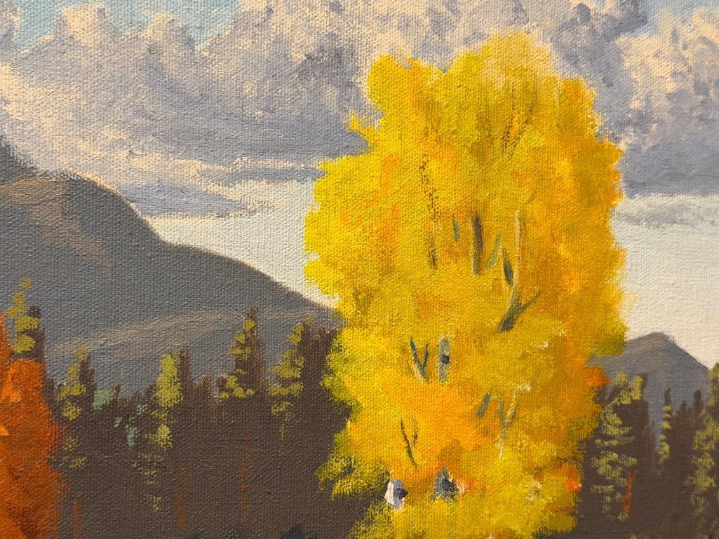 GEORGE CARTER PROLIFIC RENO, NV ARTIST ORIGINAL PAINTING ON CANVAS NEVADA LANDSCAPE - 5