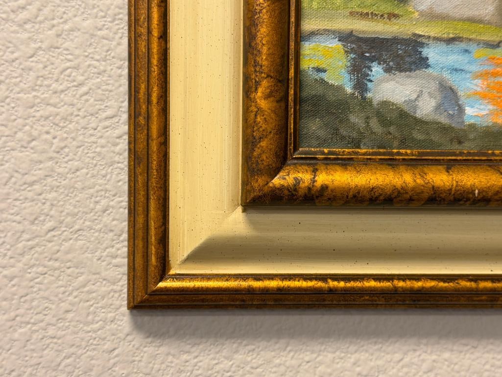 GEORGE CARTER PROLIFIC RENO, NV ARTIST ORIGINAL PAINTING ON CANVAS NEVADA LANDSCAPE - 8