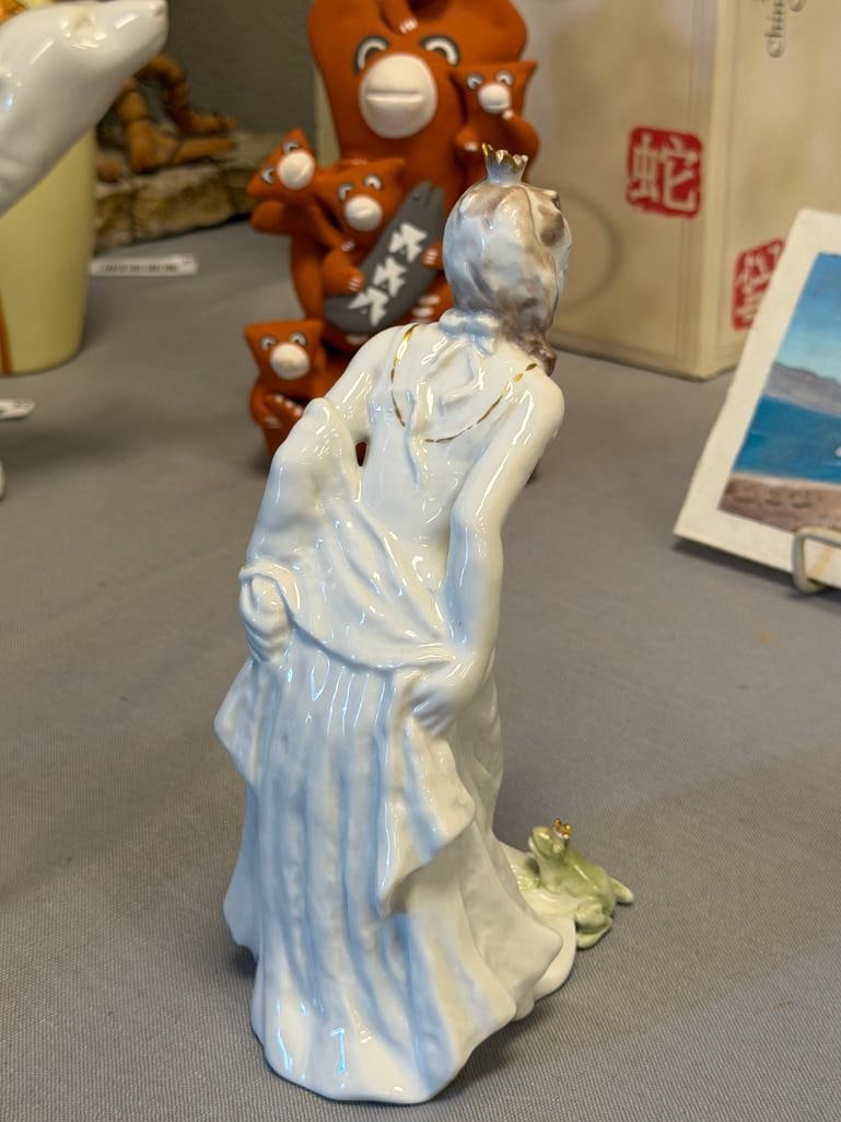 1940'S ROSENTHAL PORCELAIN FIGURINE FROG PRINCE NO. 779 DESIGNED BY LORE FRIEDRICH GRONAU - 5