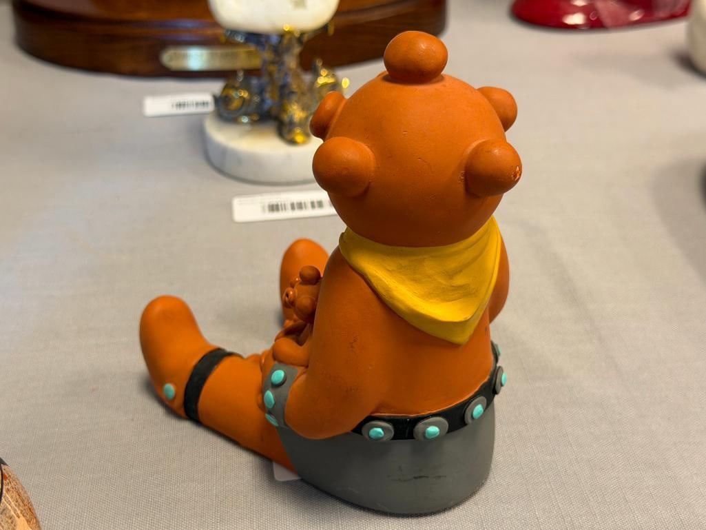1987 TEISSEDRE NAVAJO NATIVE AMERICAN POTTERY CLAY MUDMAN STORYTELLER FIGURINE - 6