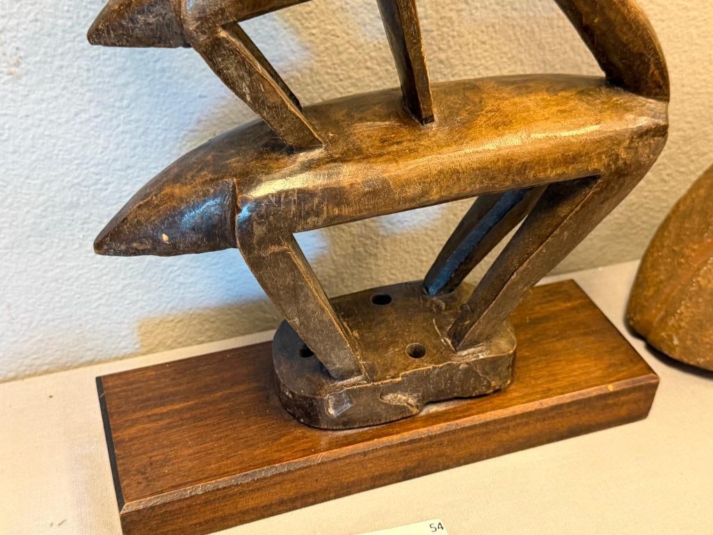 BAMANA CHI WARA HAND CARVED MYTHICAL FARMING FIGURE MADE IN MALI - 8
