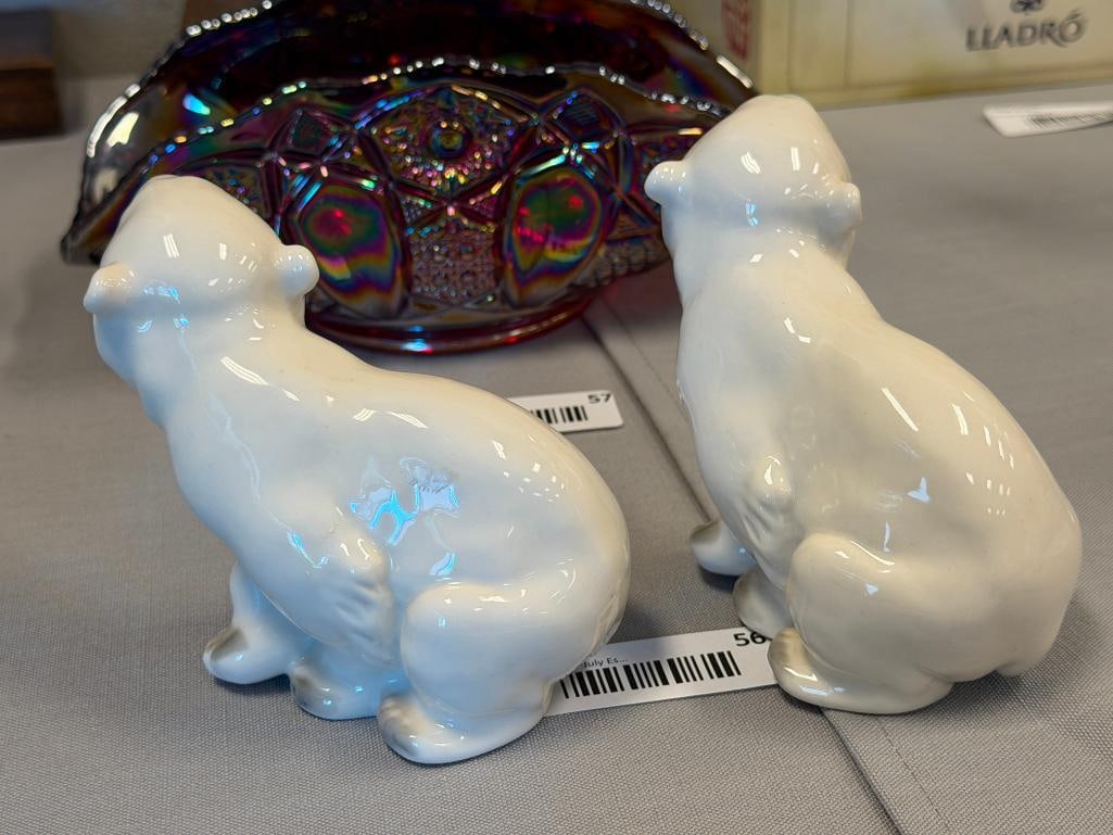VINTAGE LOMONOSOV LFZ PORCELAIN POLAR BEAR FIGURINES MADE IN THE USSR - 5