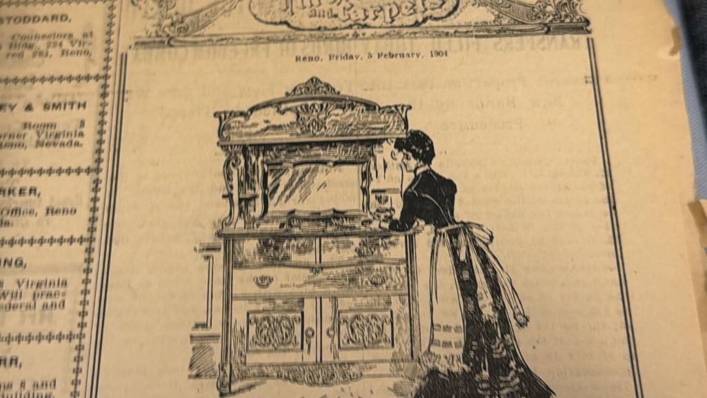 RENO GAZZETTE JOURNAL RENO, NV BOUND NEWS PAPERS FEB 1904 - JUNE 1904 - 17