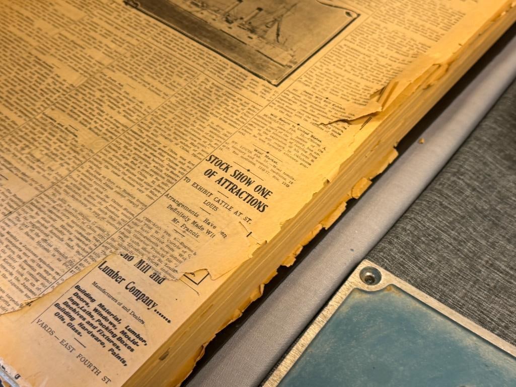 RENO GAZZETTE JOURNAL RENO, NV BOUND NEWS PAPERS FEB 1904 - JUNE 1904 - 5