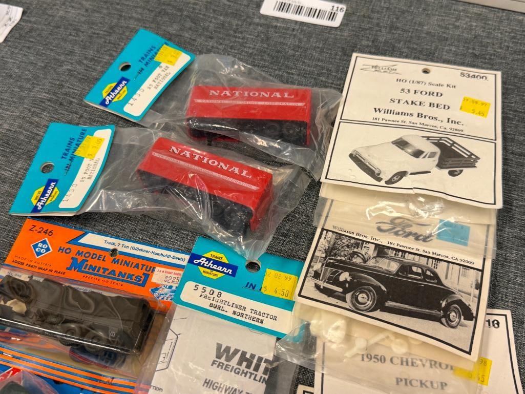 13 ATHEARNS / WILLIAMS BROS HO SCALE MODEL CARS / VEHICLES FOR TRAIN SET - 2