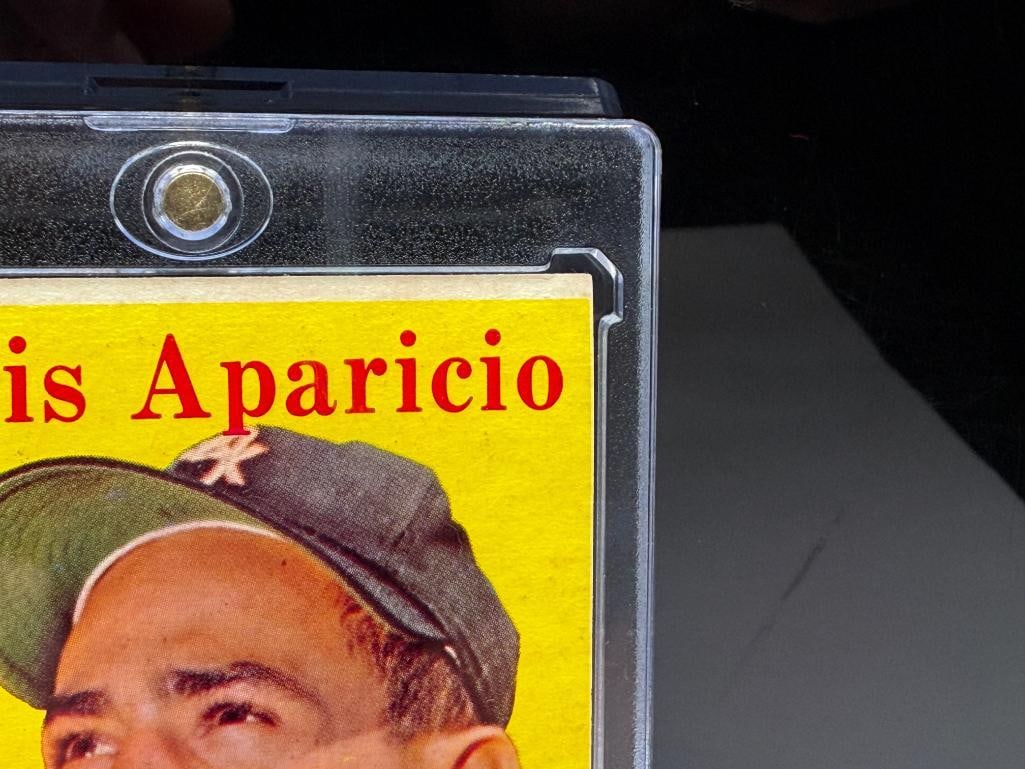 1958 TOPPS #85 LUIS APARICIO BASEBALL CARD - 5