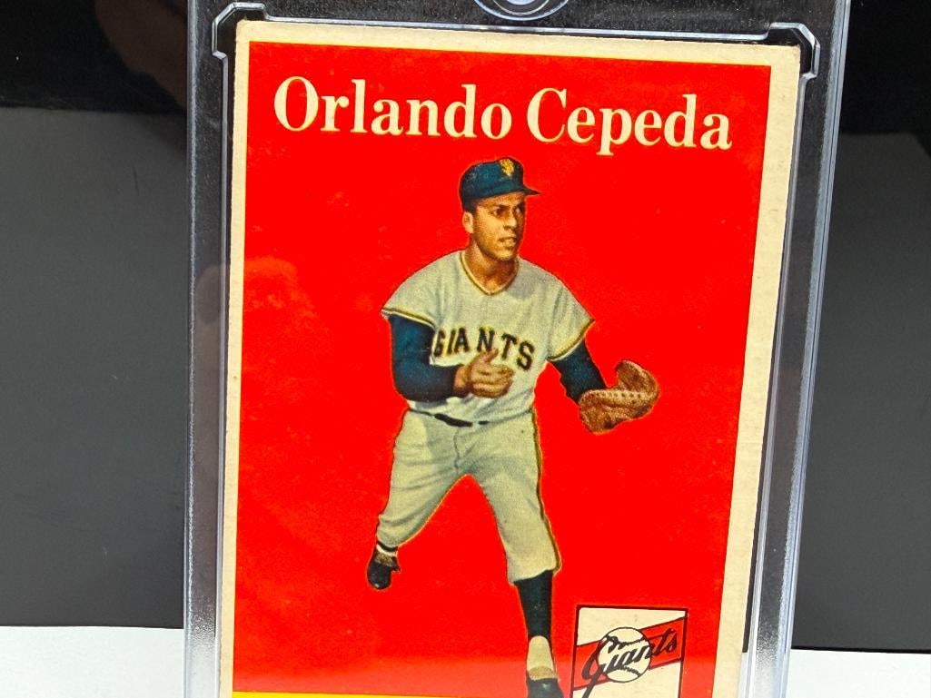 1958 TOPPS #343 ORLANDO CEPEDA BASEBALL CARD - 2