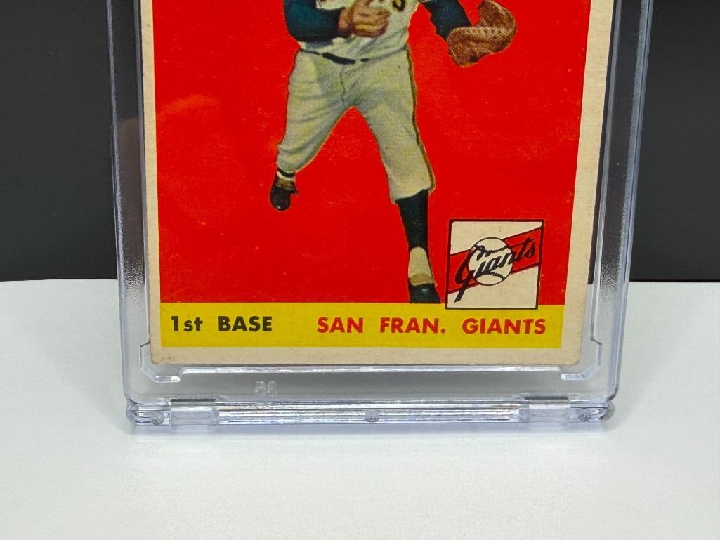 1958 TOPPS #343 ORLANDO CEPEDA BASEBALL CARD - 3
