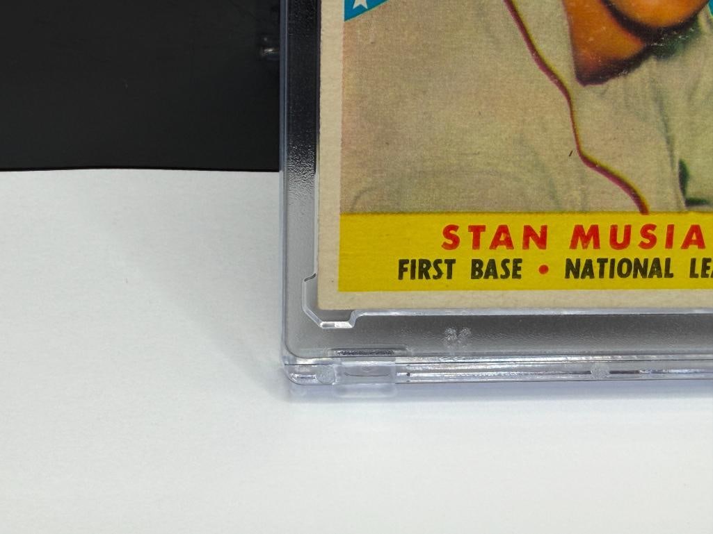 1958 TOPPS #476 STAN MUSIAL SPORT MAGAZINE '58 ALL STAR SELECTION NATIONAL LEAGUE BASEBALL CARD - 5