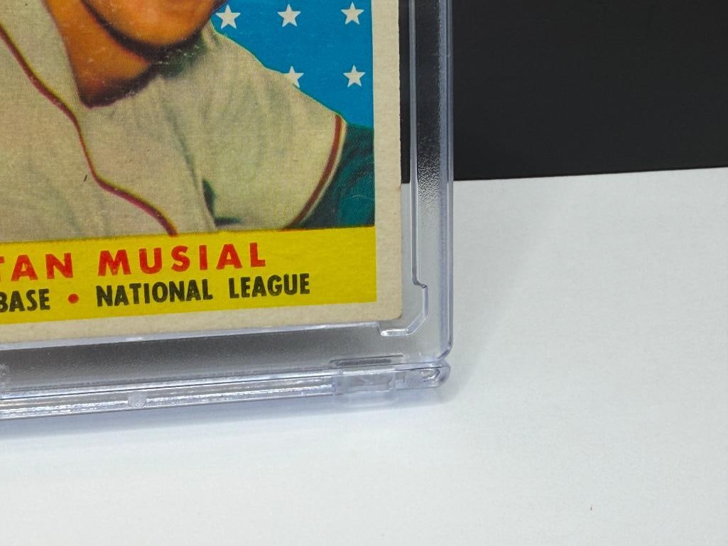 1958 TOPPS #476 STAN MUSIAL SPORT MAGAZINE '58 ALL STAR SELECTION NATIONAL LEAGUE BASEBALL CARD - 6