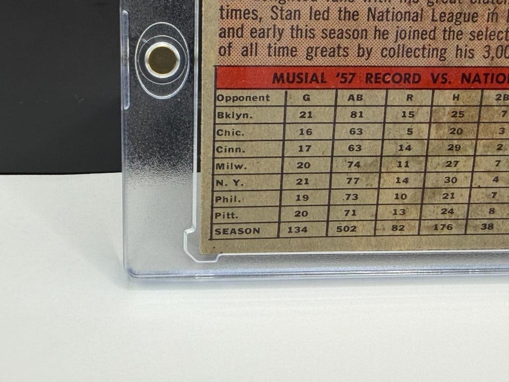 1958 TOPPS #476 STAN MUSIAL SPORT MAGAZINE '58 ALL STAR SELECTION NATIONAL LEAGUE BASEBALL CARD - 9