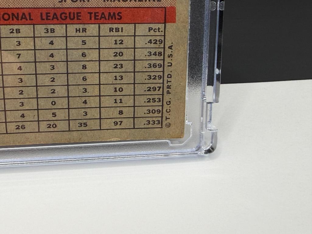 1958 TOPPS #486 WILLIE MAYS SPORT MAGAZINE '58 ALL STAR SELECTION NATIONAL LEAGUE BASEBALL CARD - 9