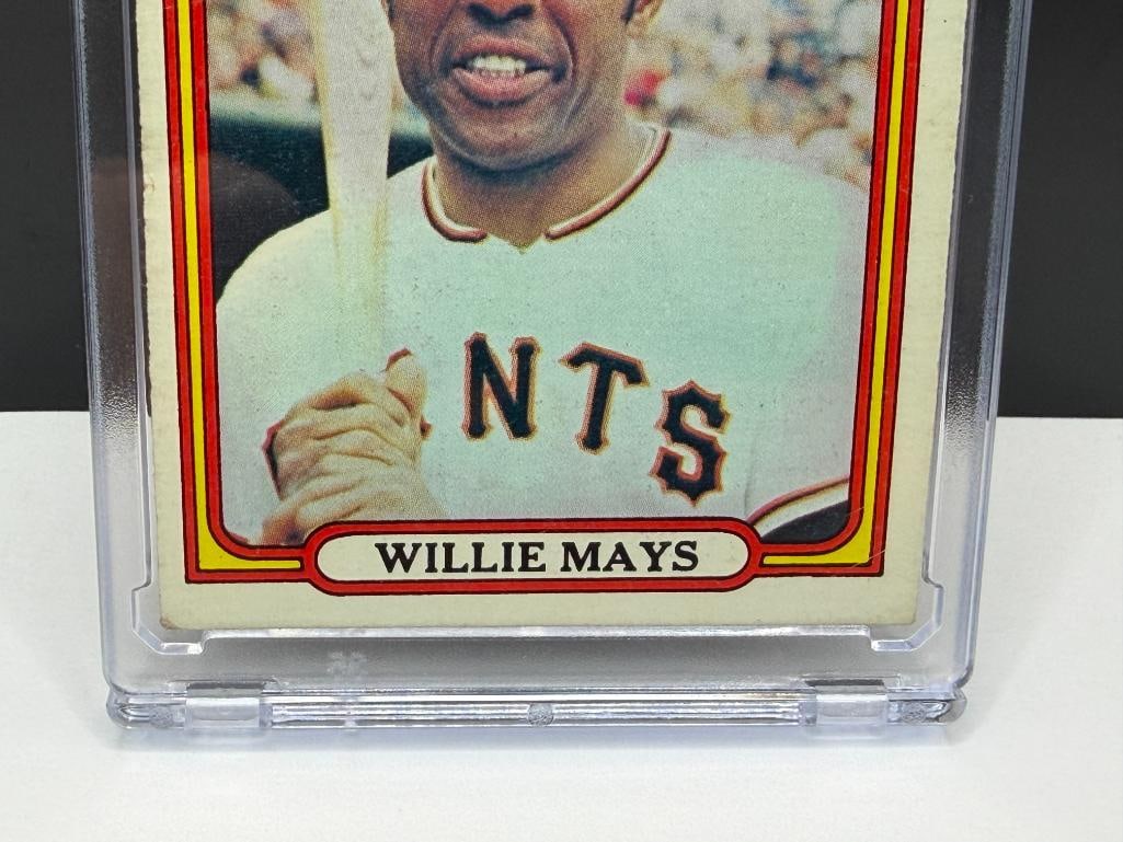 1972 TOPPS #49 WILLIE MAYS BASEBALL CARD - 3