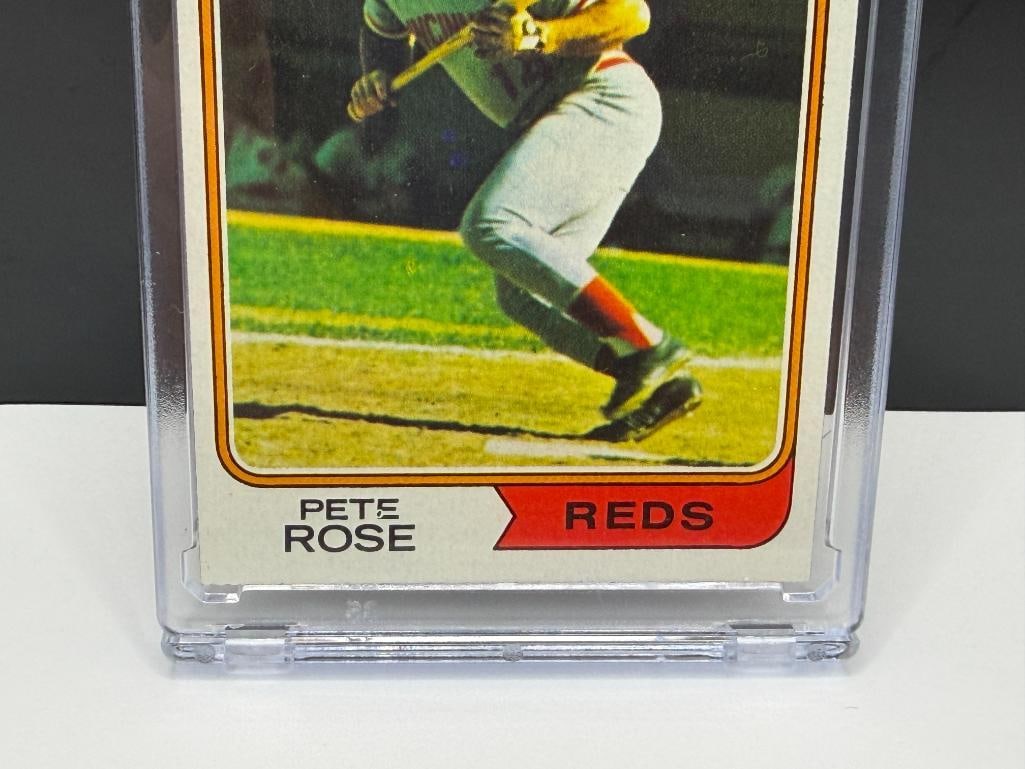1974 TOPPS #300 PETE ROSE BASEBALL CARD - 3