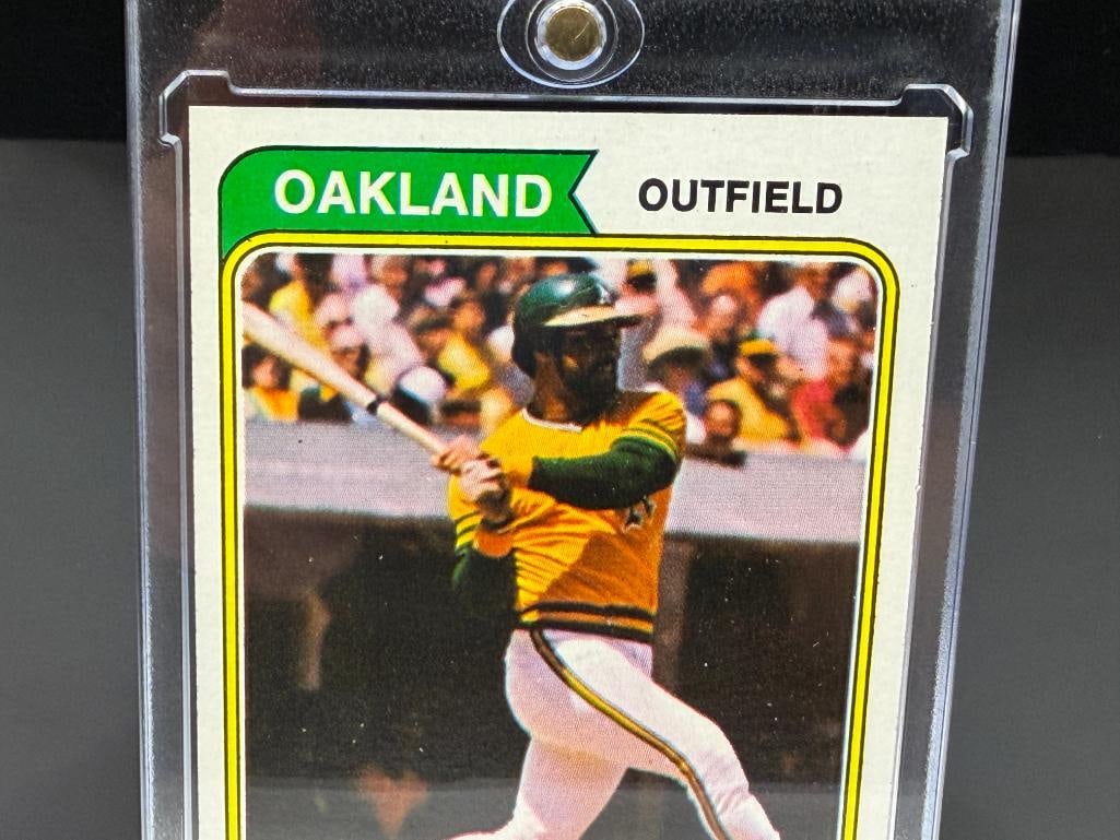 1974 TOPPS #130 REGGIE JACKSON BASEBALL CARD - 2