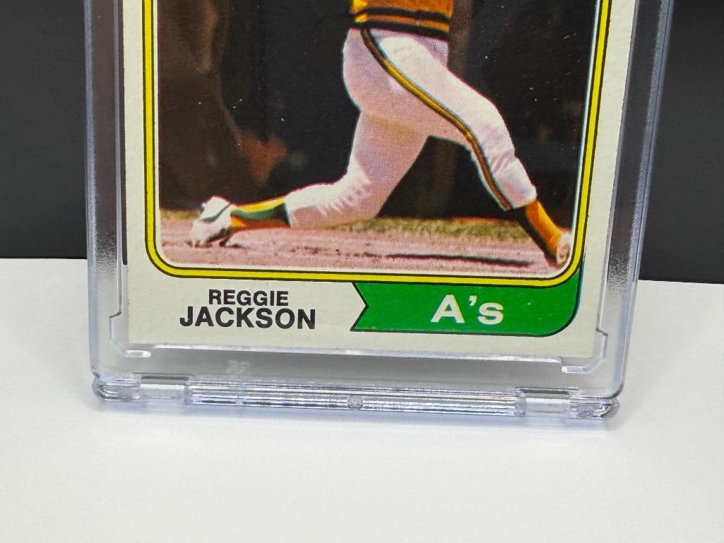1974 TOPPS #130 REGGIE JACKSON BASEBALL CARD - 3