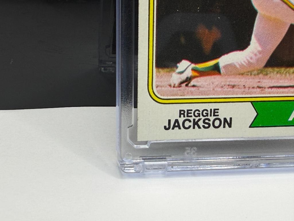 1974 TOPPS #130 REGGIE JACKSON BASEBALL CARD - 4