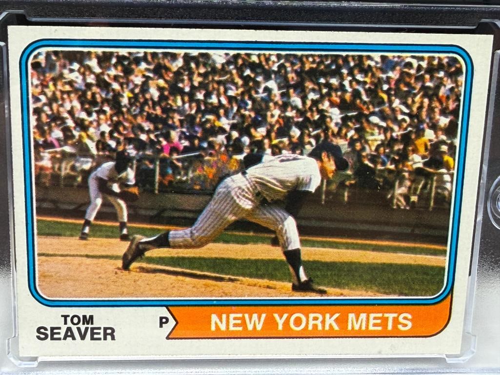 1974 TOPPS #80 TOM SEAVER BASEBALL CARD - 2