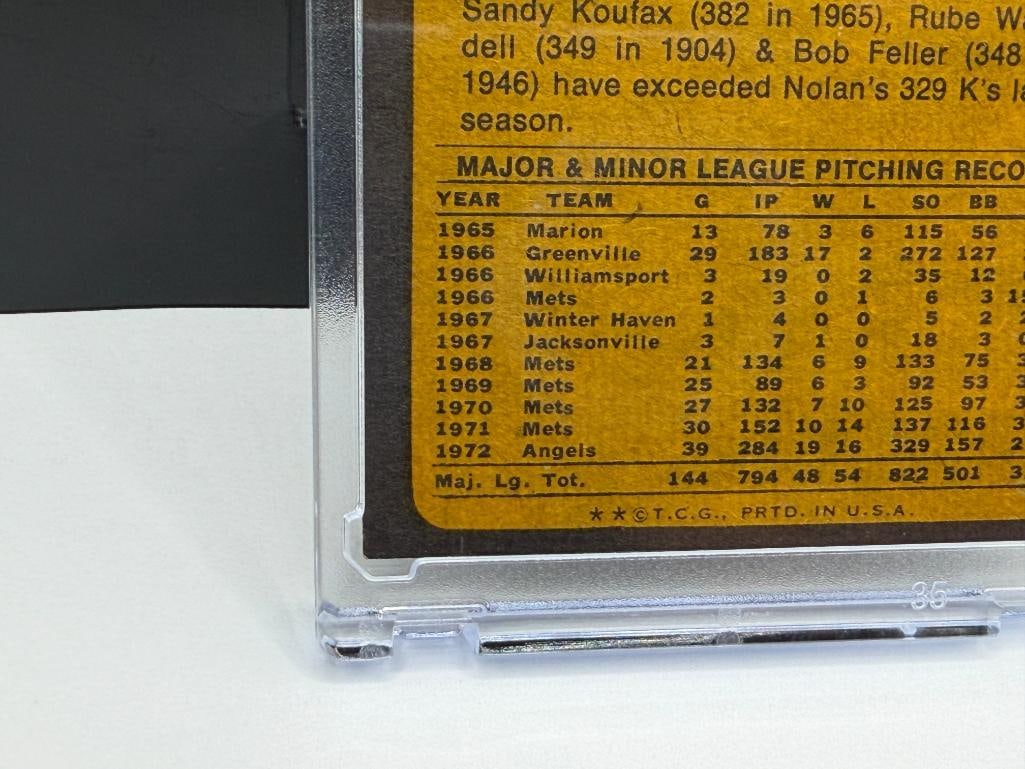 1973 TOPPS #220 NOLAN RYAN BASEBALL CARD - 11