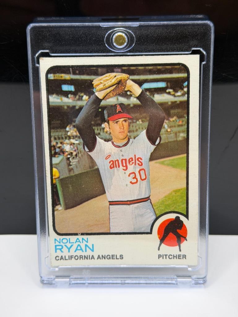 1973 TOPPS #220 NOLAN RYAN BASEBALL CARD - 2