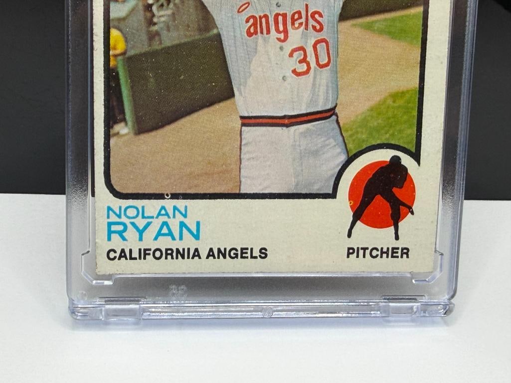 1973 TOPPS #220 NOLAN RYAN BASEBALL CARD - 4