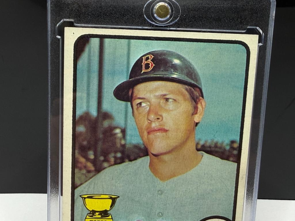 1973 TOPPS #193 CARLTON FISK ALL-STAR ROOKIE BASEBALL CARD - 2