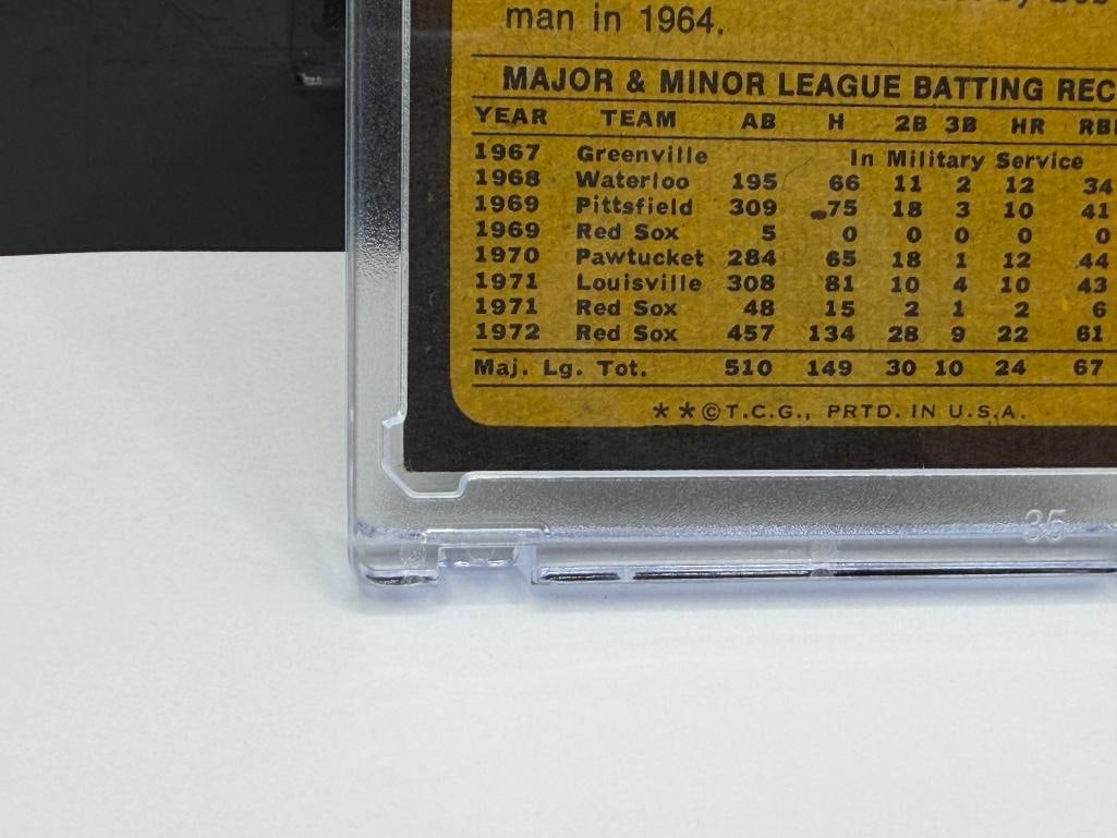 1973 TOPPS #193 CARLTON FISK ALL-STAR ROOKIE BASEBALL CARD - 9