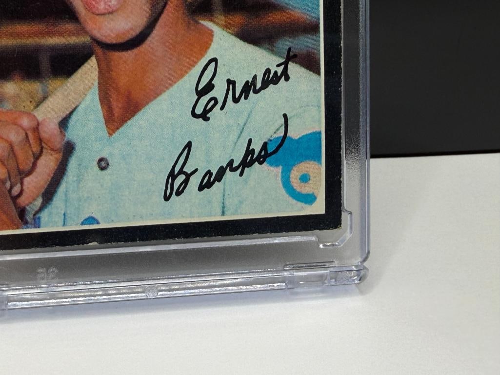 1971 TOPPS #525 ERNIE BANKS BASEBALL CARD - 5