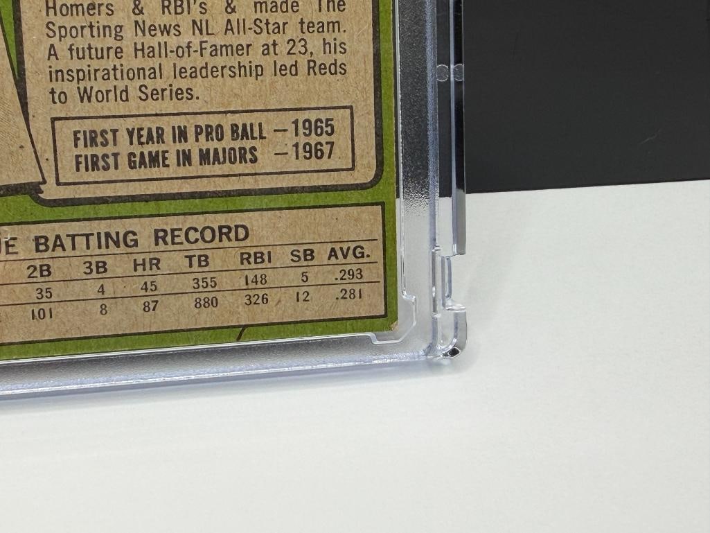 1971 TOPPS #250 JOHNNY BENCH BASEBALL CARD - 10