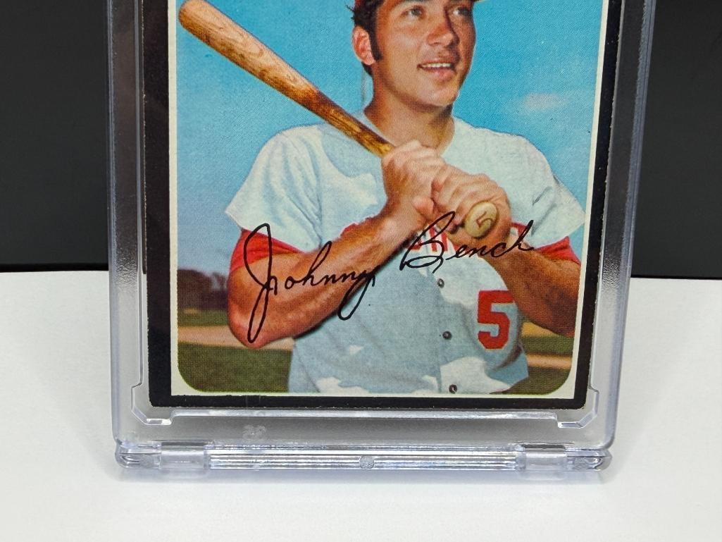 1971 TOPPS #250 JOHNNY BENCH BASEBALL CARD - 3