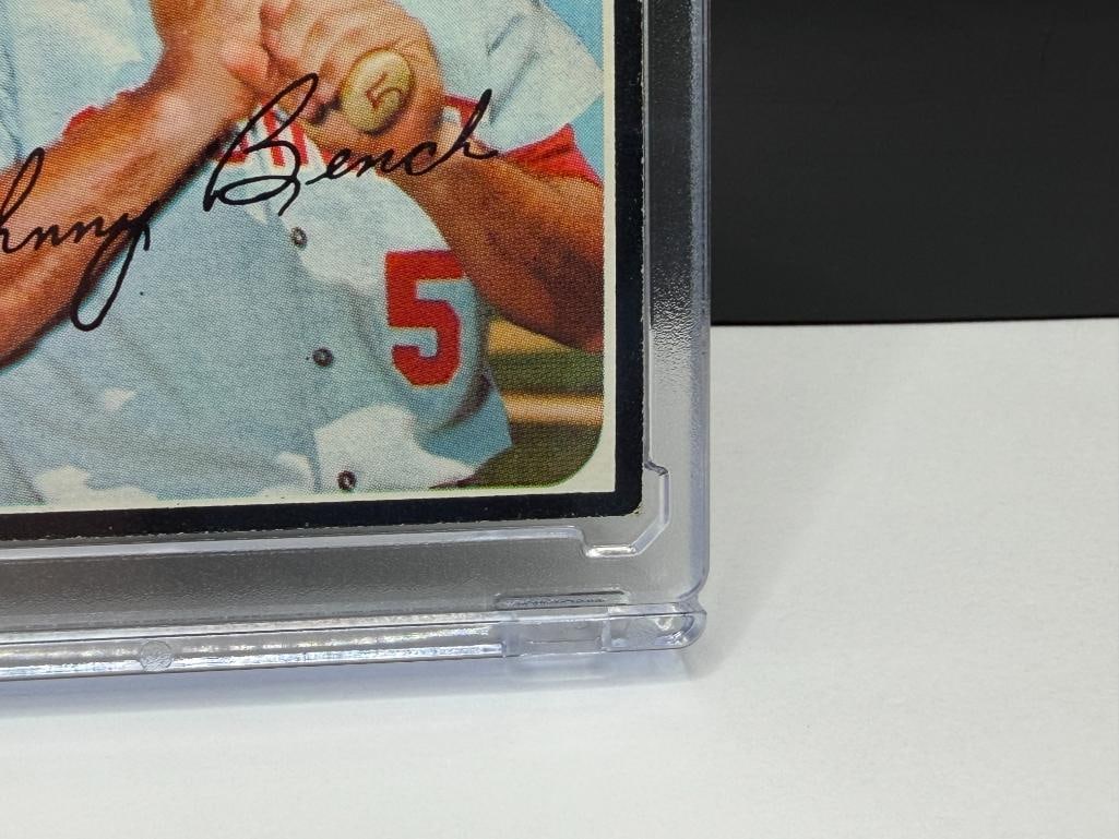 1971 TOPPS #250 JOHNNY BENCH BASEBALL CARD - 5