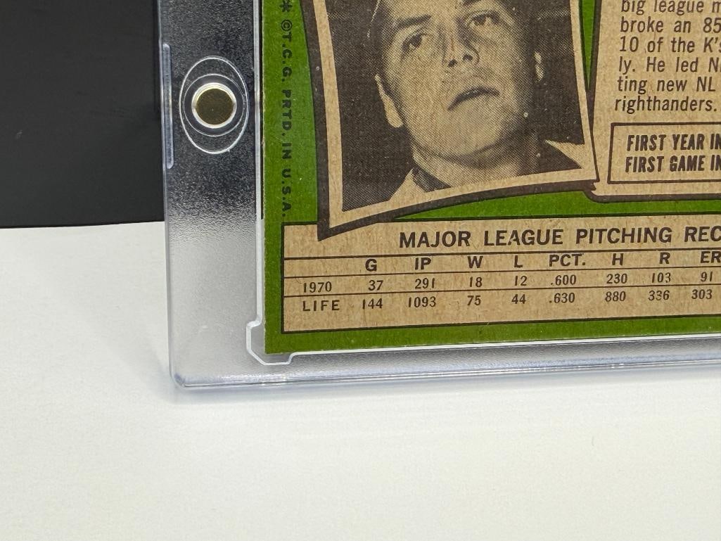 1971 TOPPS #160 TOM SEAVER BASEBALL CARD - 10