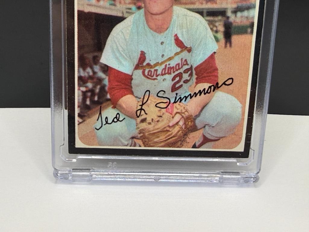 1971 TOPPS #117 TED SIMMONS ROOKIE BASEBALL CARD - 3