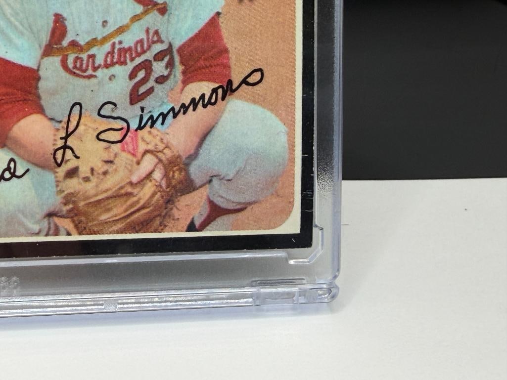 1971 TOPPS #117 TED SIMMONS ROOKIE BASEBALL CARD - 5