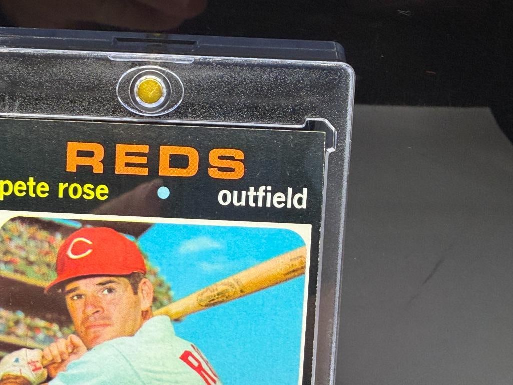1971 TOPPS #100 PETE ROSE BASEBALL CARD - 5
