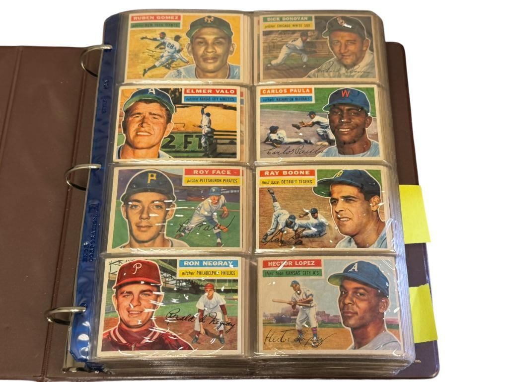 1956 TOPPS BASEBALL CARD SET FEATURING HALL OF FAMERS AND ROOKIE CARDS (1 of 20)