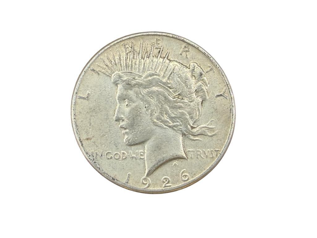 1926-S U.S. PEACE SILVER DOLLAR (1 of 6)