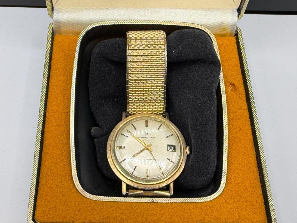 VINTAGE 1960'S MEN'S HAMILTON THIN-O-MATIC AUTOMATIC SELF WINDING WRISTWATCH - 2