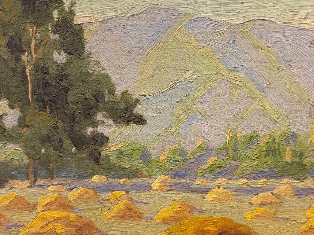 EARLY 20TH CENTURY ORIGINAL OIL ON BOARD PAINTING LANDSCAPE SCENE - 3
