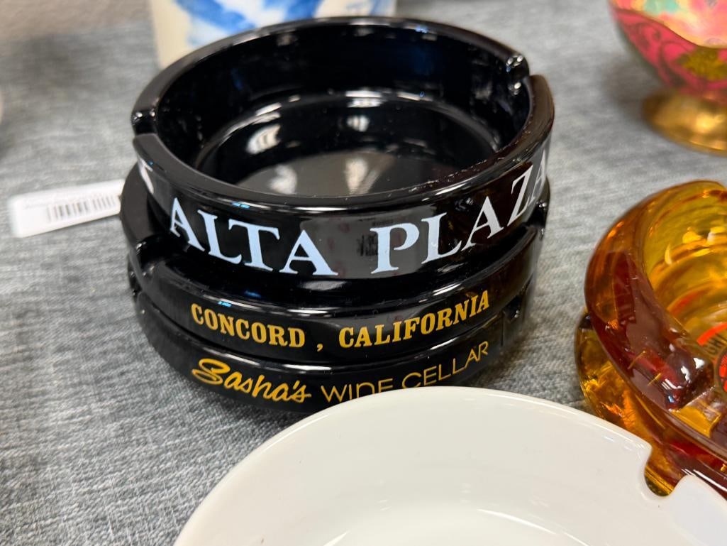 VINTAGE GLASS AND CERAMIC ASH TRAYS FROM ESTABLISHMENTS IN CALIFORNIA - 5