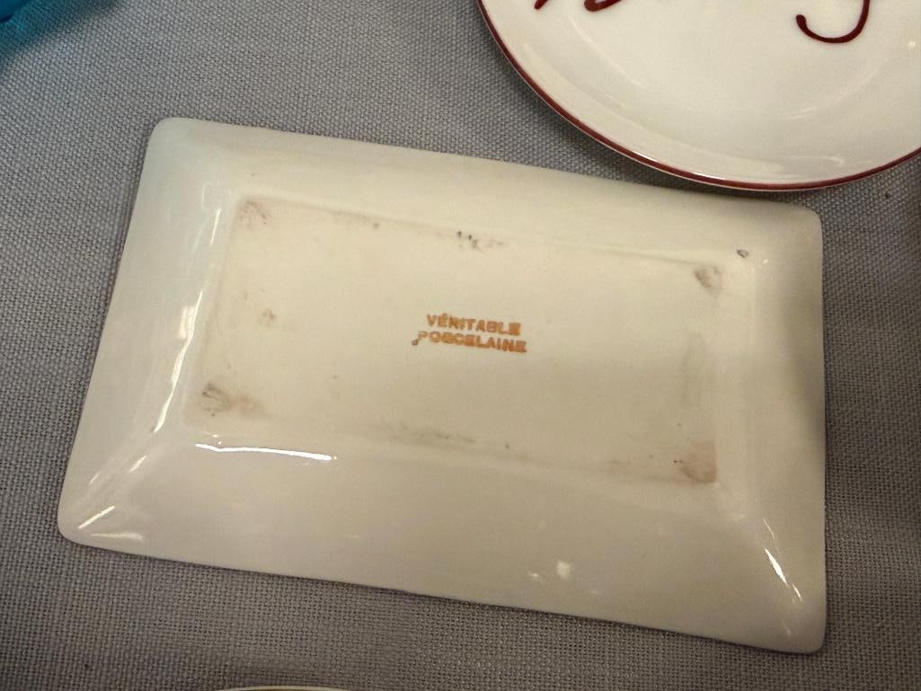 GLASS AND CERAMIC ASH TRAYS TRAVEL LODGE, CHANNEL INN, MONACO, THE VELVET TURTLE, HOTEL MARITIME - 7