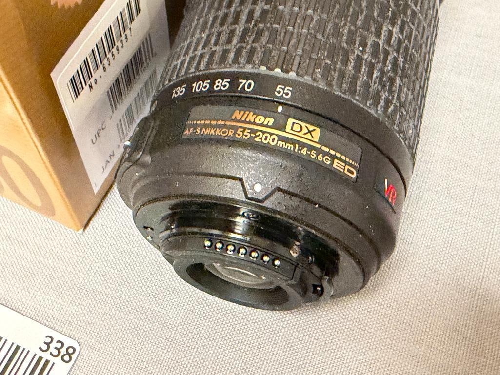 NIKON NIKKOR DX 55-200MM 1:4-5.G ED VR ZOOM LENS - 5