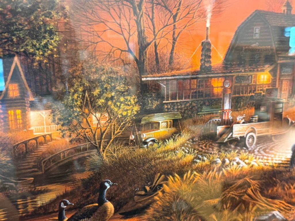 TERRY REDLIN AMERICAN ILLIUSTRATOR LIMITED EDITION PRINT TITLED MORNING WARM UP 3194/5000 - 3