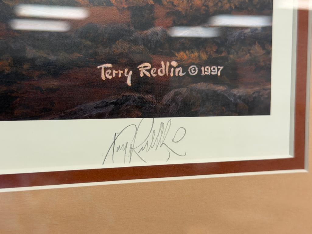 TERRY REDLIN AMERICAN ILLIUSTRATOR LIMITED EDITION PRINT TITLED MORNING WARM UP 3194/5000 - 6