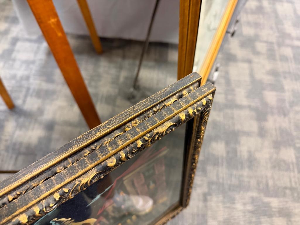 1950'S MID-CENTURY ORIGINAL PAINTINGS ON VELVET - 4