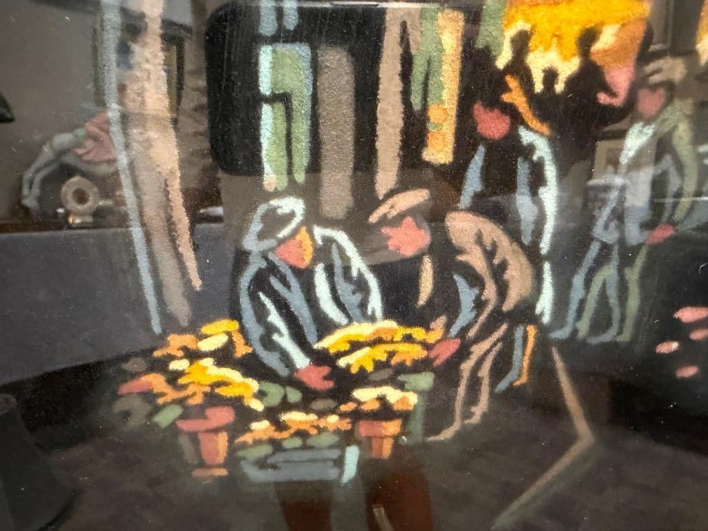 1950'S MID-CENTURY ORIGINAL PAINTINGS ON VELVET - 5