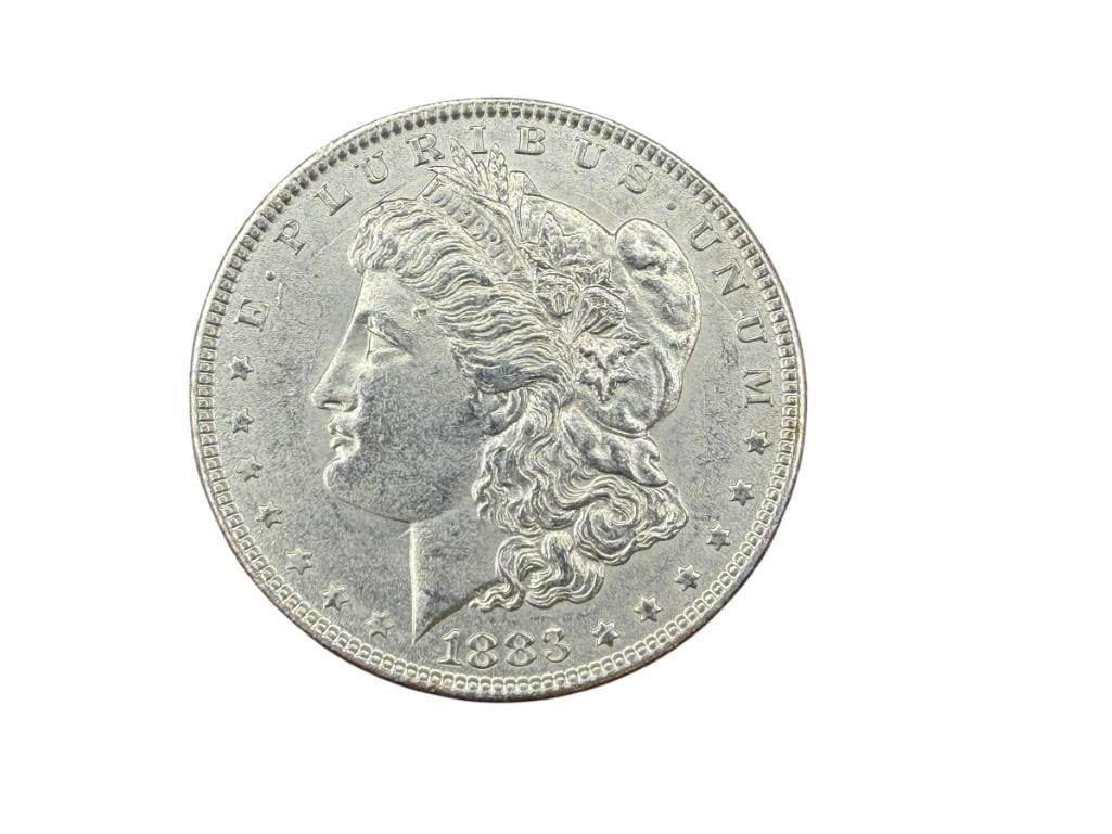 1883 U.S. MORGAN SILVER DOLLAR BU (1 of 6)