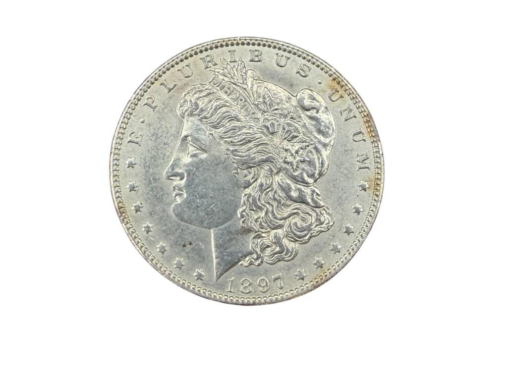 1897 U.S. MORGAN SILVER DOLLAR (1 of 6)