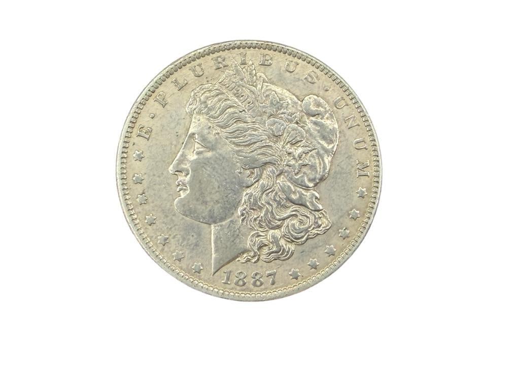 1887-O U.S. MORGAN SILVER DOLLAR (1 of 6)