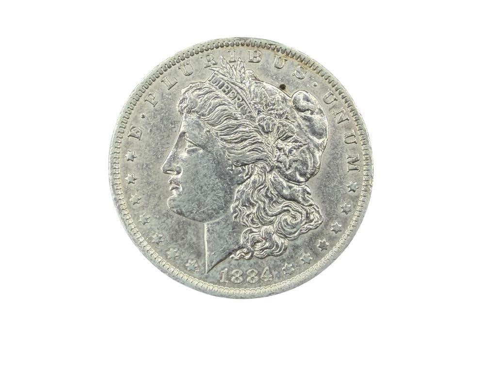 1884-O U.S. MORGAN SILVER DOLLAR (1 of 6)